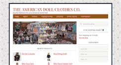 Desktop Screenshot of americandollclothesco.com