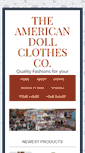 Mobile Screenshot of americandollclothesco.com
